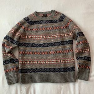 J Crew 100% Lambswool Crewneck Sweater
